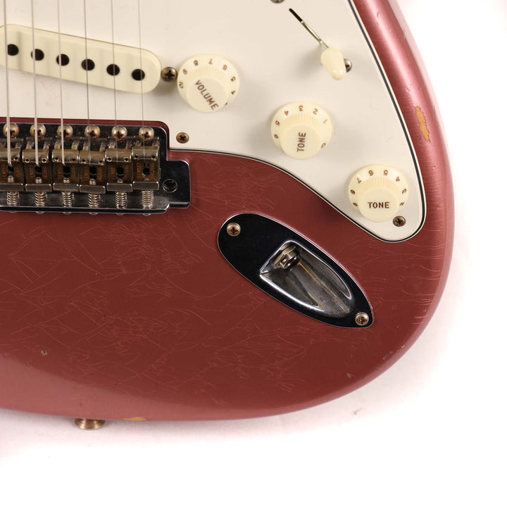 Fender Custom Shop Limited Tomatillo Stratocaster Relic Super Faded Aged Burgundy Mist Metallic 2023