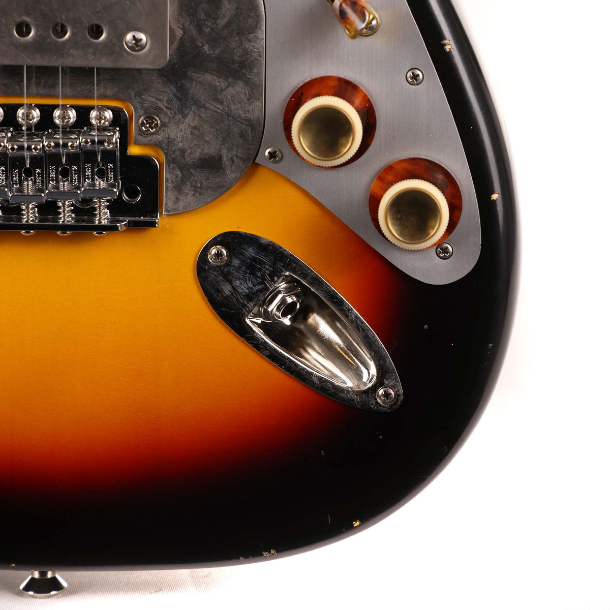 Waterslide Guitars S-Style Coodercaster Aged Sunburst 2022 — 8