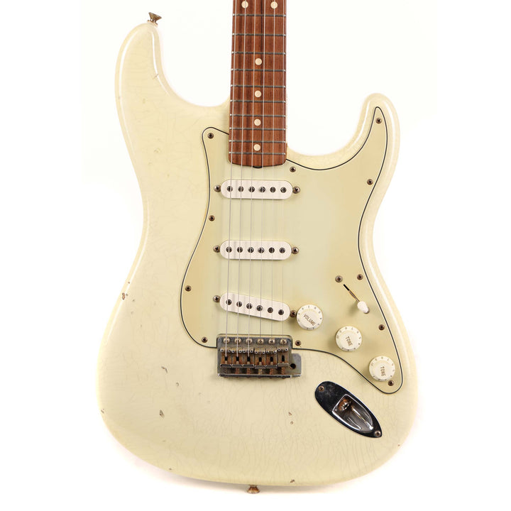 1999 Fender Custom Shop 1960s Stratocaster Relic Olympic White