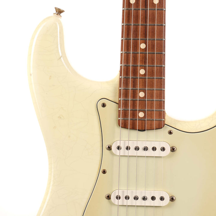 1999 Fender Custom Shop 1960s Stratocaster Relic Olympic White