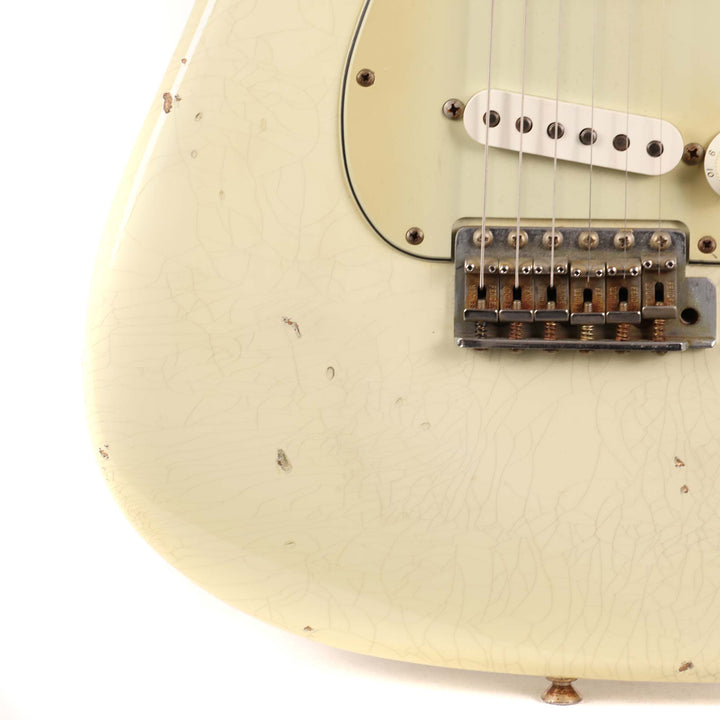 1999 Fender Custom Shop 1960s Stratocaster Relic Olympic White