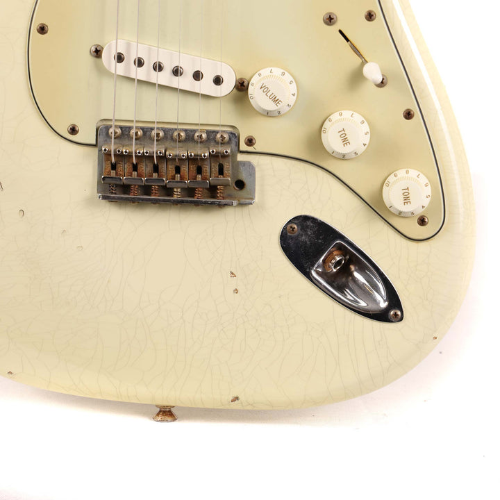 1999 Fender Custom Shop 1960s Stratocaster Relic Olympic White