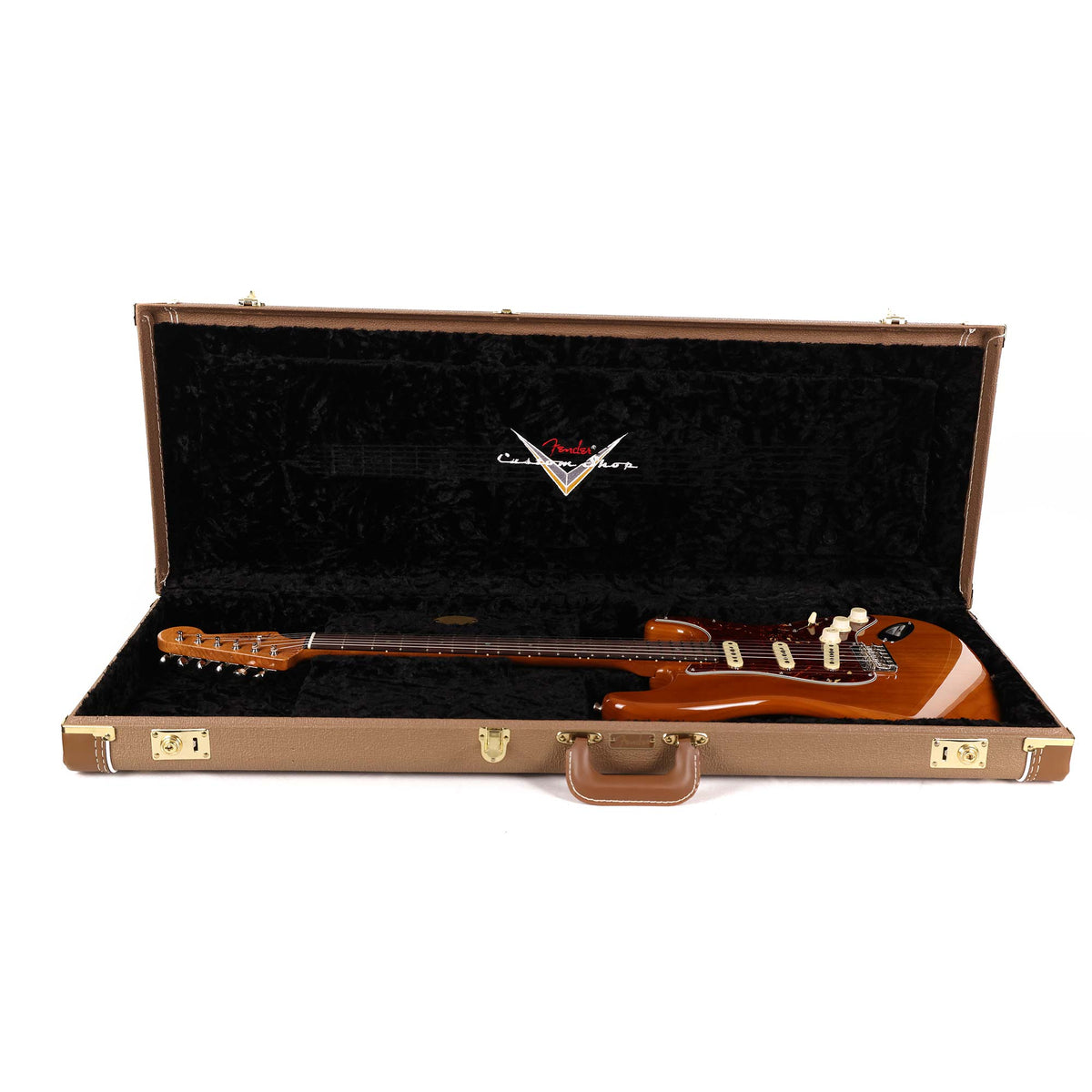 Fender Custom Shop 1963 Stratocaster Hardtail Roasted Alder Trans Amber Masterbuilt Todd Krause 2022 — 12