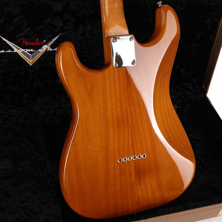Fender Custom Shop 1963 Stratocaster Hardtail Roasted Alder Trans Amber Masterbuilt Todd Krause 2022