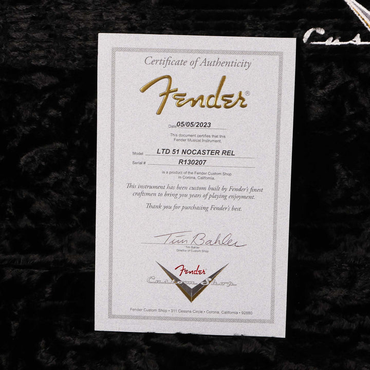 Fender Custom Shop Limited Edition ‘51 Nocaster Relic Aged Nocaster Blonde 2023