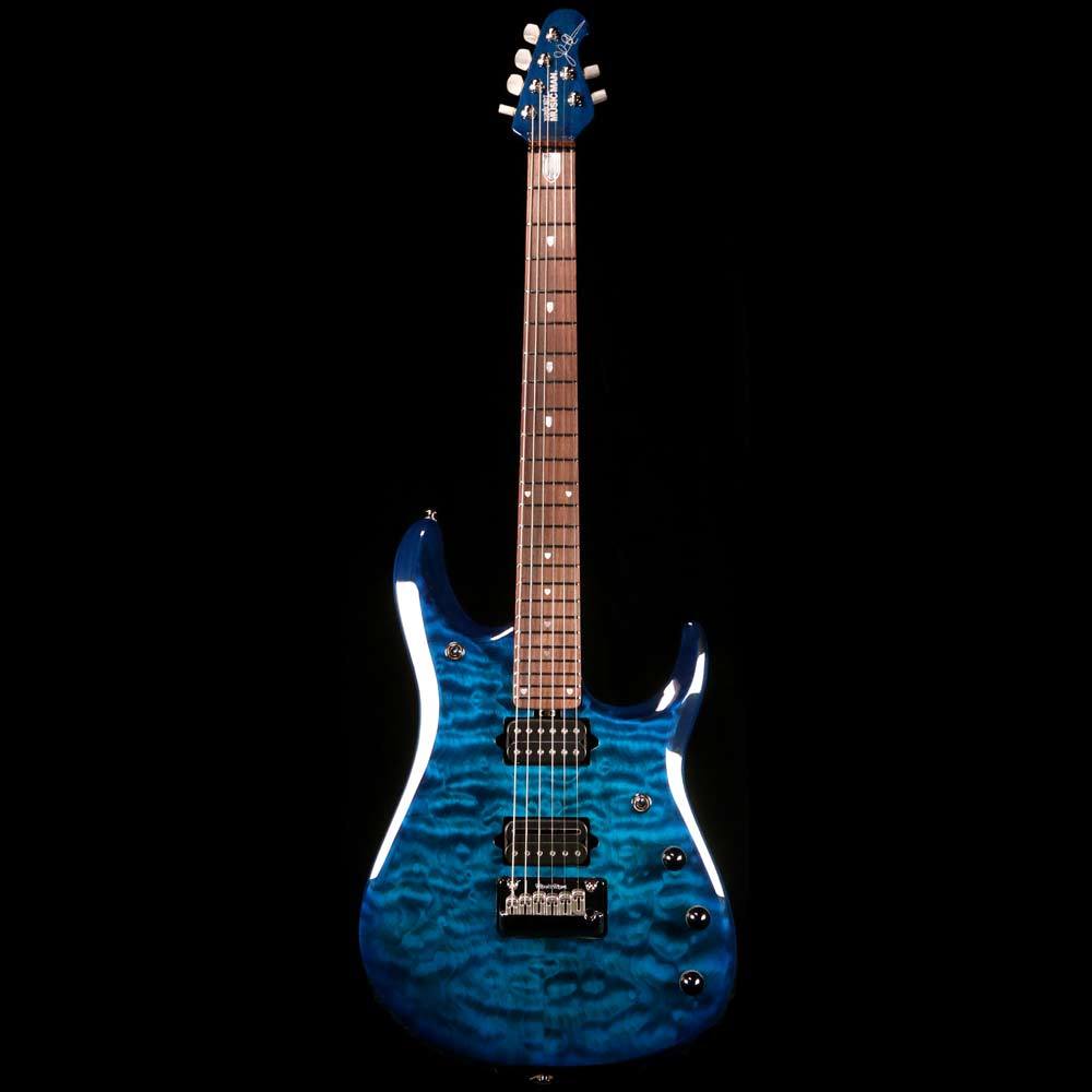 Ernie Ball Music Man BFR John Petrucci JP6 Balboa Blue Quilt — 2