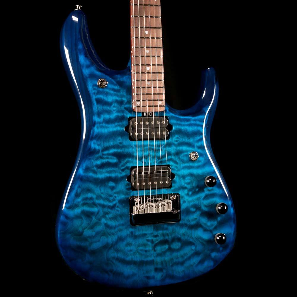 Ernie Ball Music Man BFR John Petrucci JP6 Balboa Blue Quilt — 5
