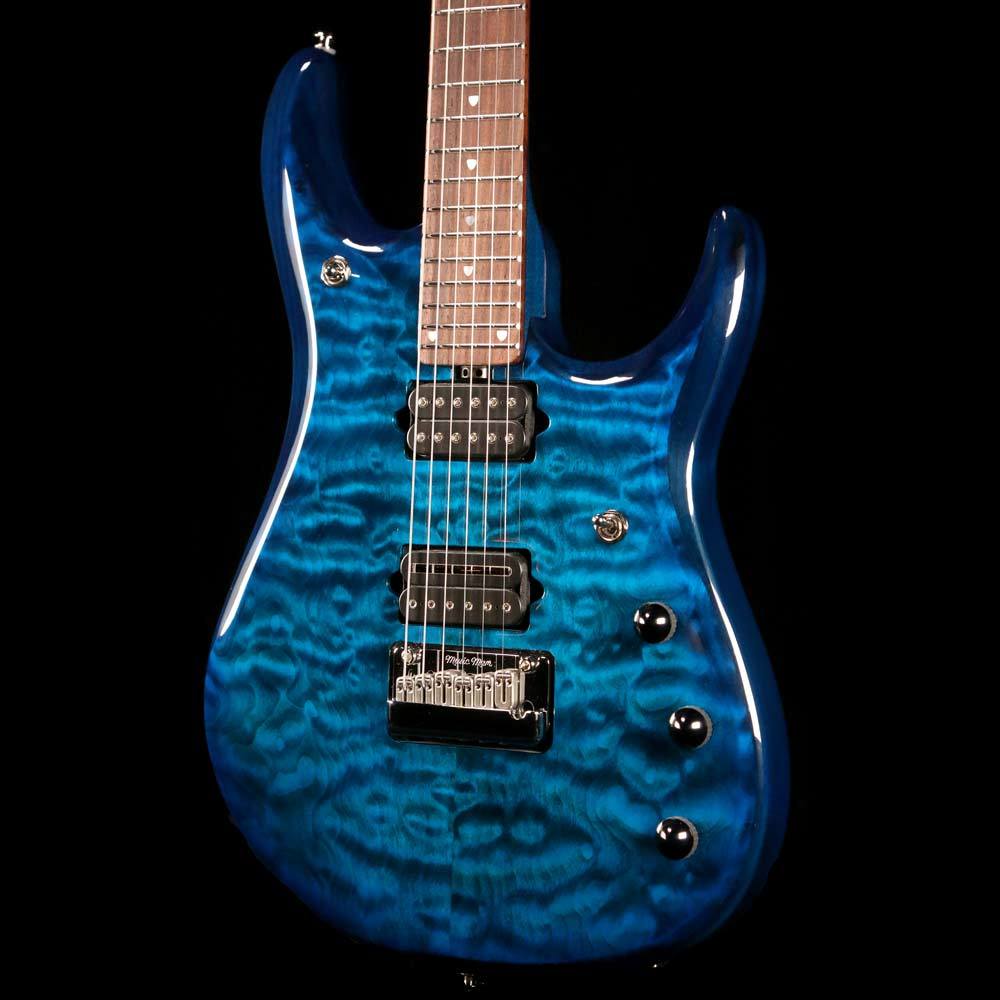 Ernie Ball Music Man BFR John Petrucci JP6 Balboa Blue Quilt — 6