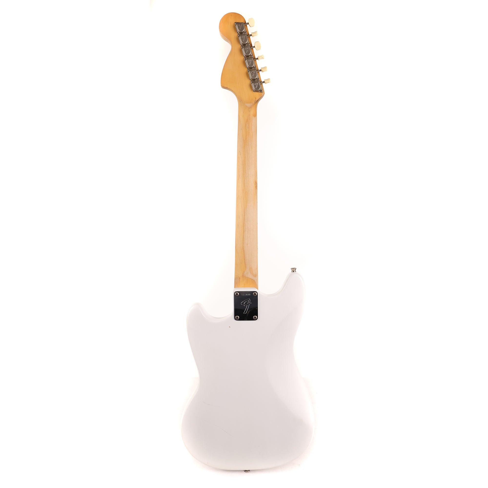 1973 Fender Mustang Refinished White | The Music Zoo