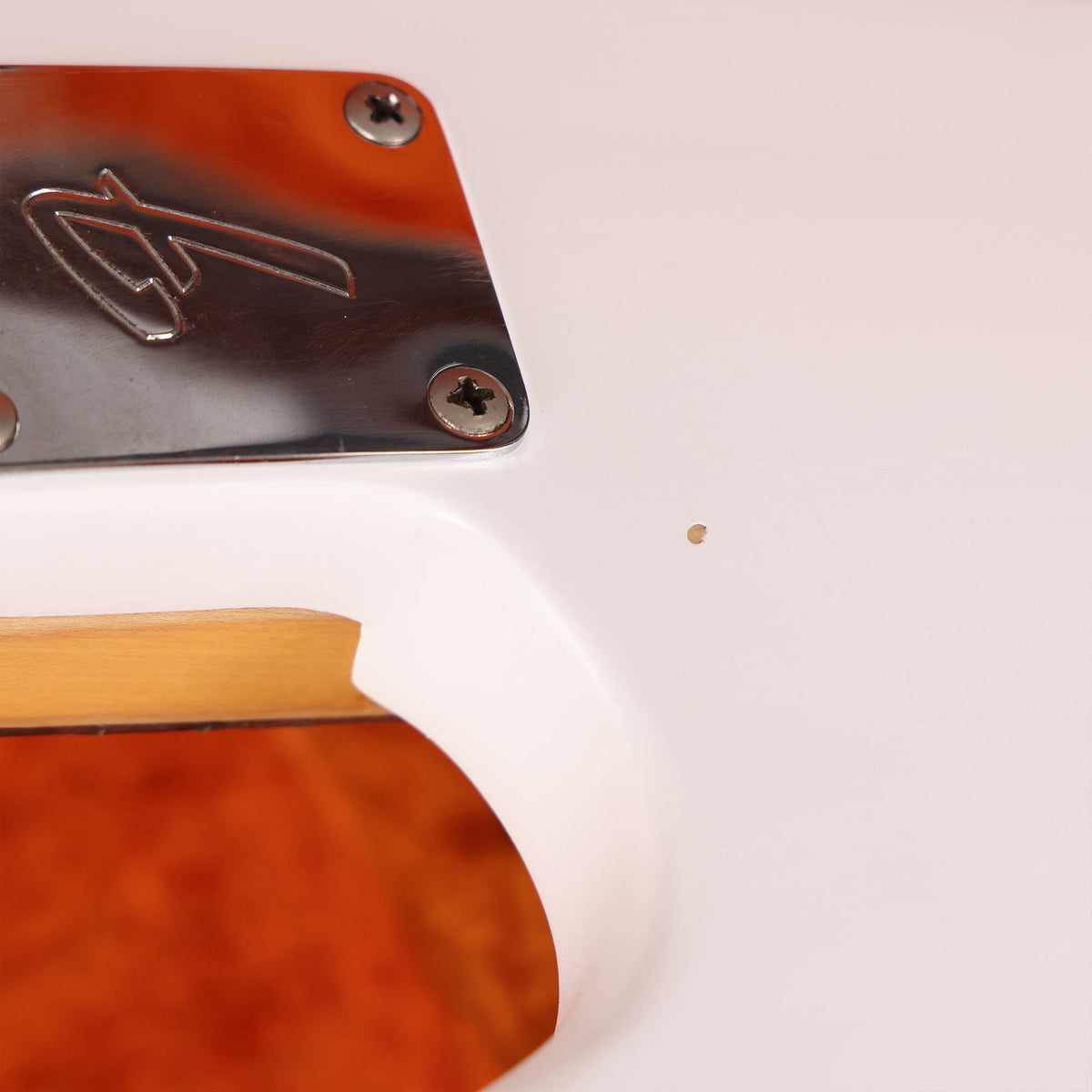 1973 Fender Mustang Refinished White — 9