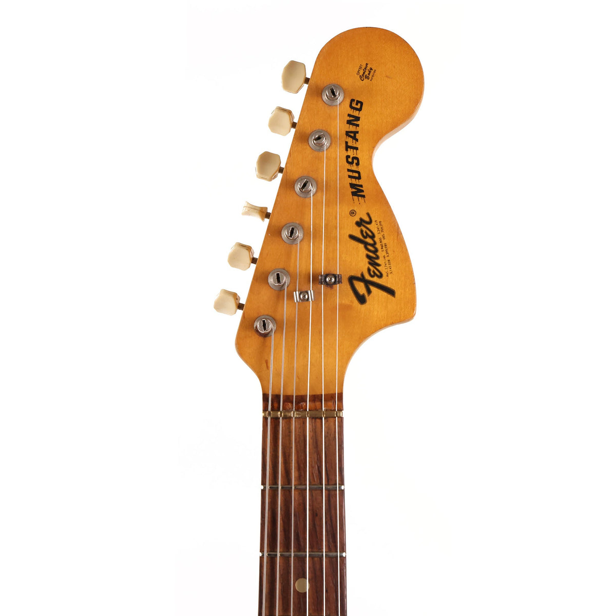 1973 Fender Mustang Refinished White — 10