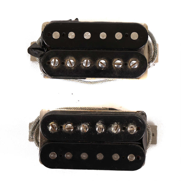 Gibson PAF Humbucker Set Double Black Bobbins Late 1950s