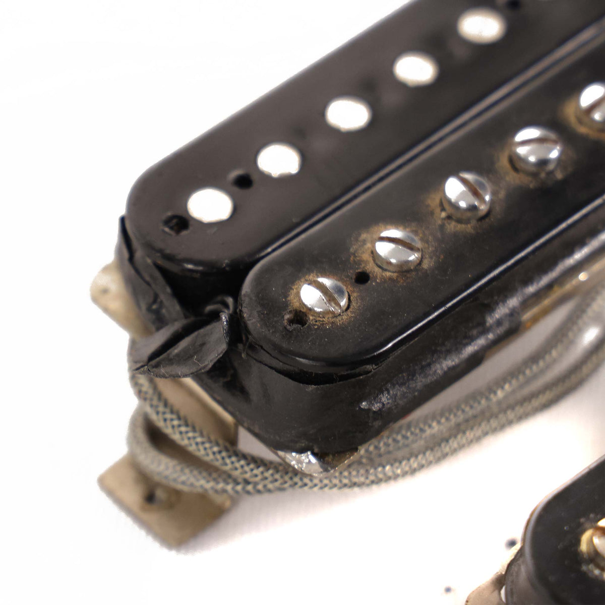 Gibson PAF Humbucker Set Double Black Bobbins Late 1950s — 9