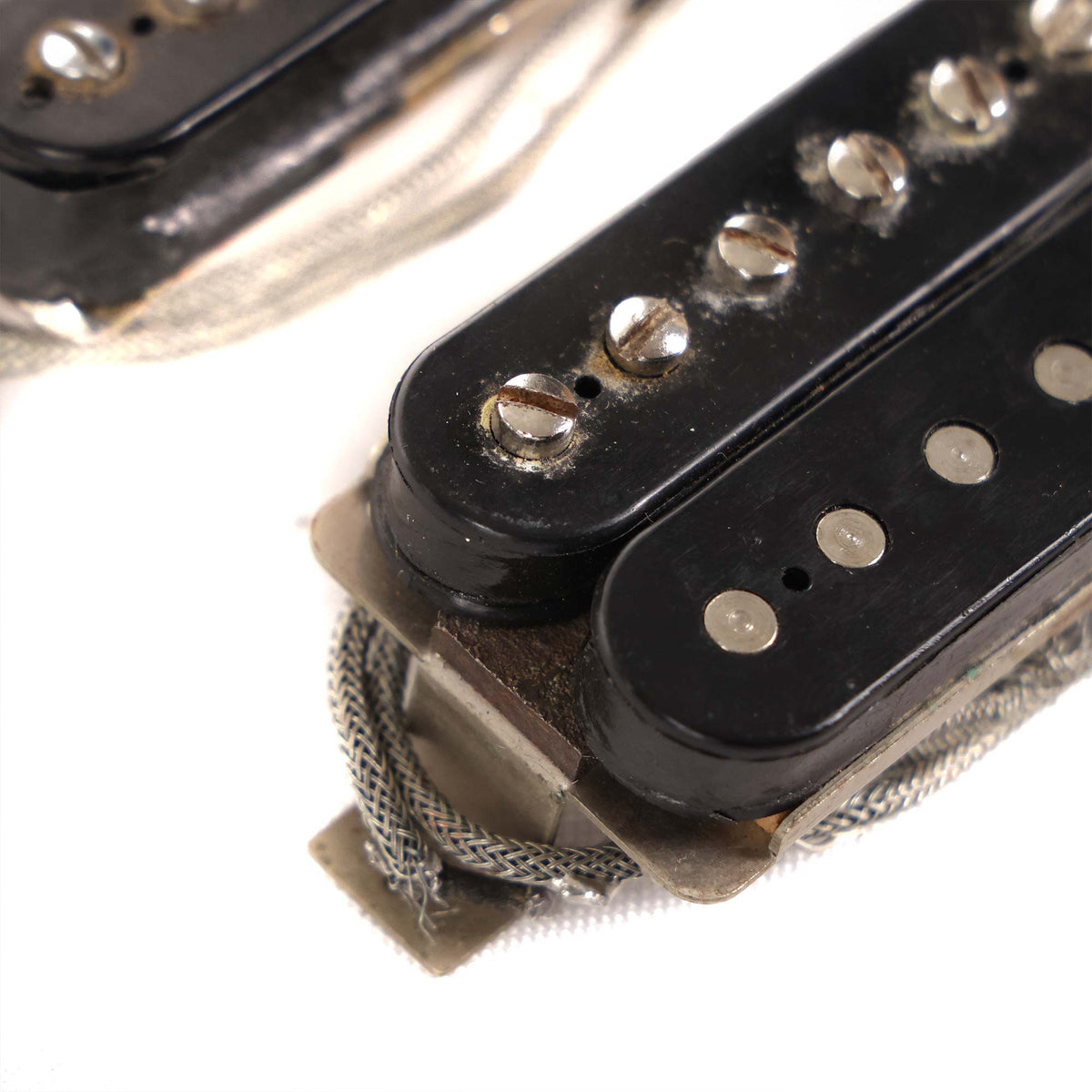 Gibson PAF Humbucker Set Double Black Bobbins Late 1950s — 6