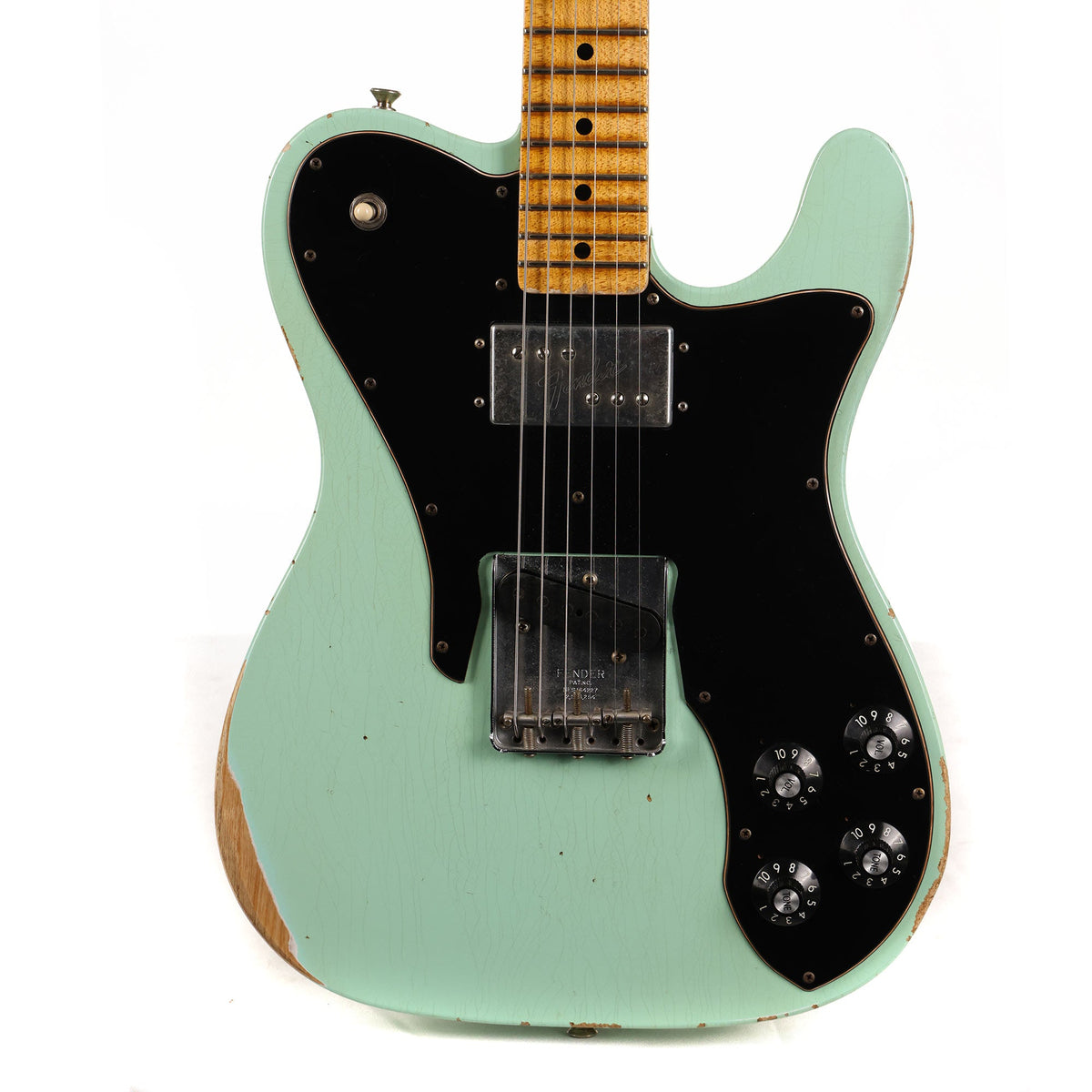 Fender Custom Shop Limited '72 Telecaster Custom Relic Faded Surf Green 2020 NAMM Guitar — 1