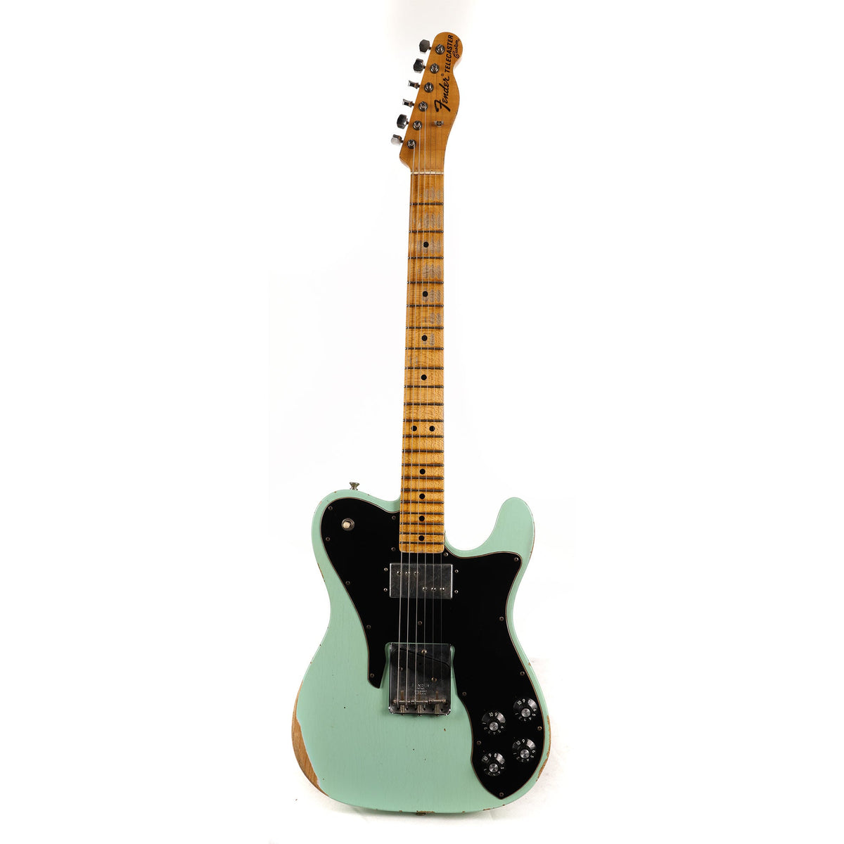 Fender Custom Shop Limited '72 Telecaster Custom Relic Faded Surf Green 2020 NAMM Guitar — 2