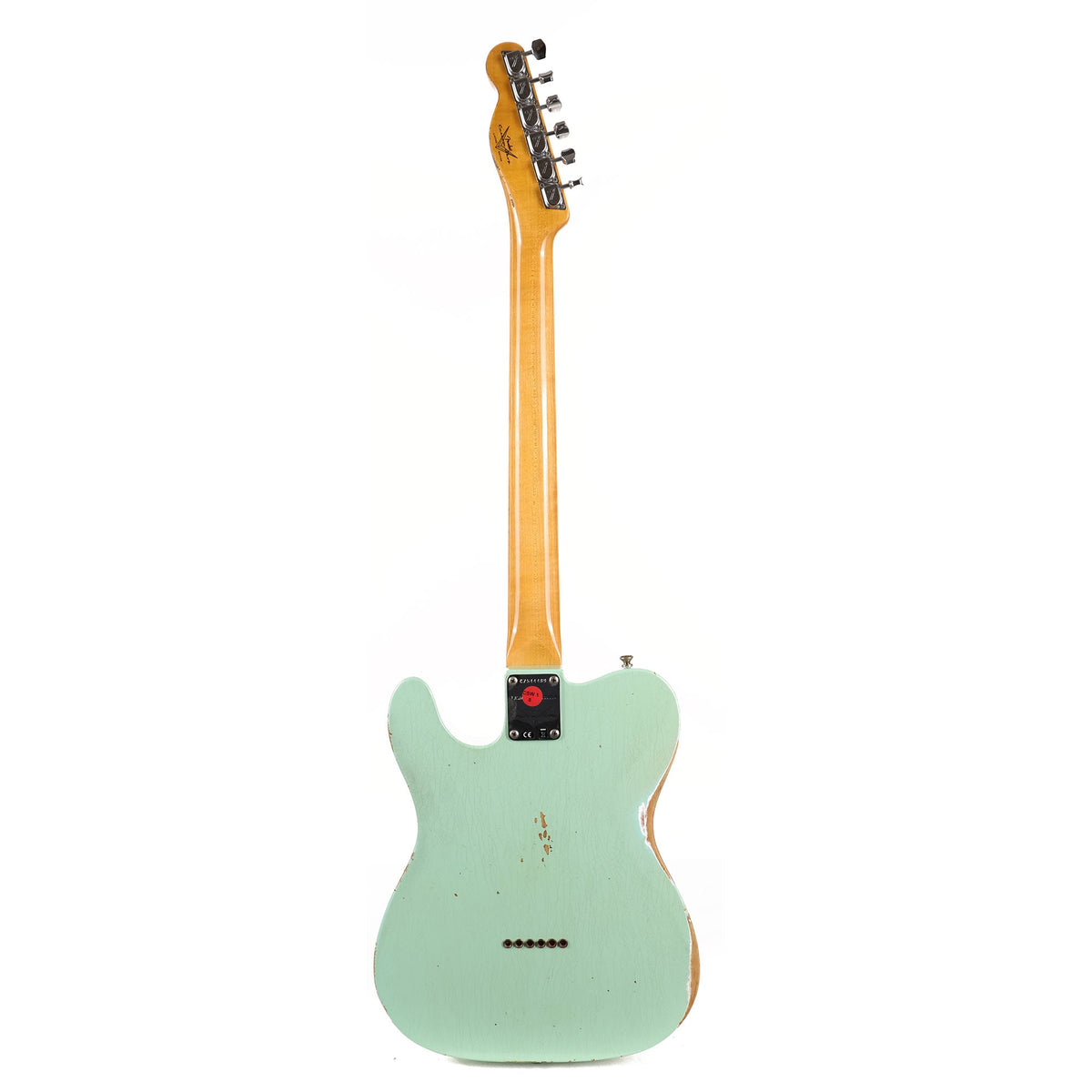Fender Custom Shop Limited '72 Telecaster Custom Relic Faded Surf Green 2020 NAMM Guitar — 3