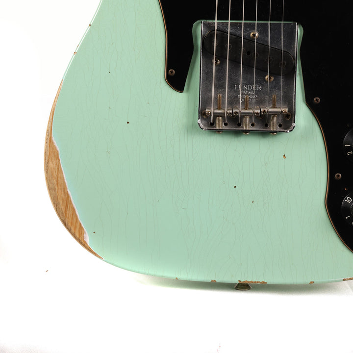 Fender Custom Shop Limited '72 Telecaster Custom Relic Faded Surf Green 2020 NAMM Guitar