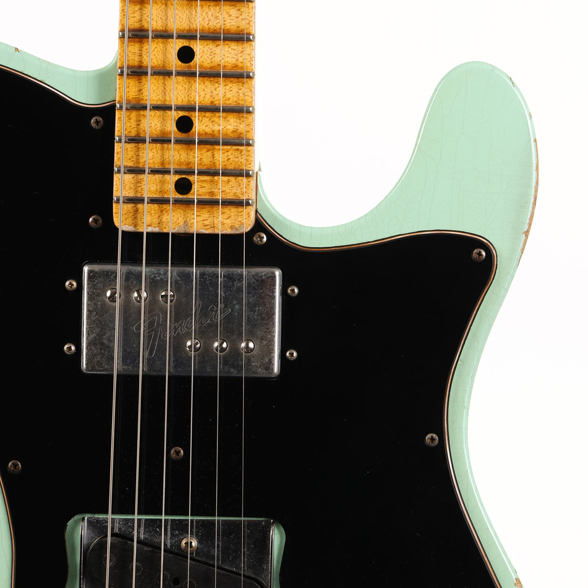 Fender Custom Shop Limited '72 Telecaster Custom Relic Faded Surf Green 2020 NAMM Guitar — 7