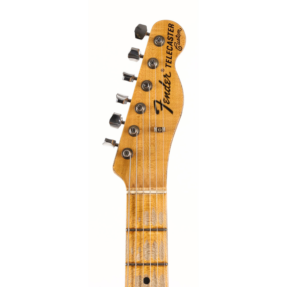 Fender Custom Shop Limited '72 Telecaster Custom Relic Faded Surf Green 2020 NAMM Guitar — 8
