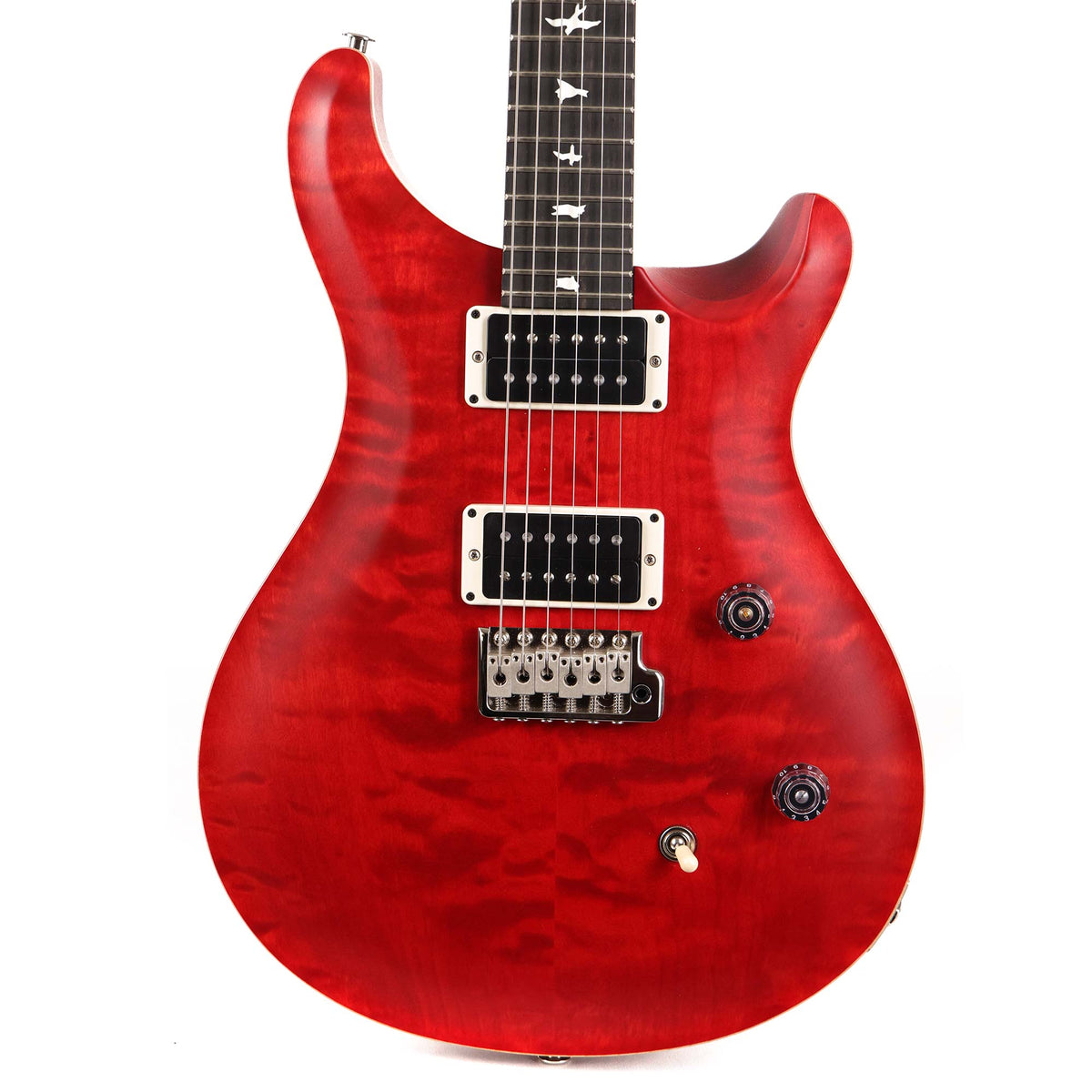PRS Wood Library CE24 Satin Quilt Top Ruby Red 2023 — 1