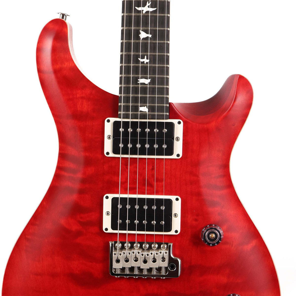 PRS Wood Library CE24 Satin Quilt Top Ruby Red 2023 — 4