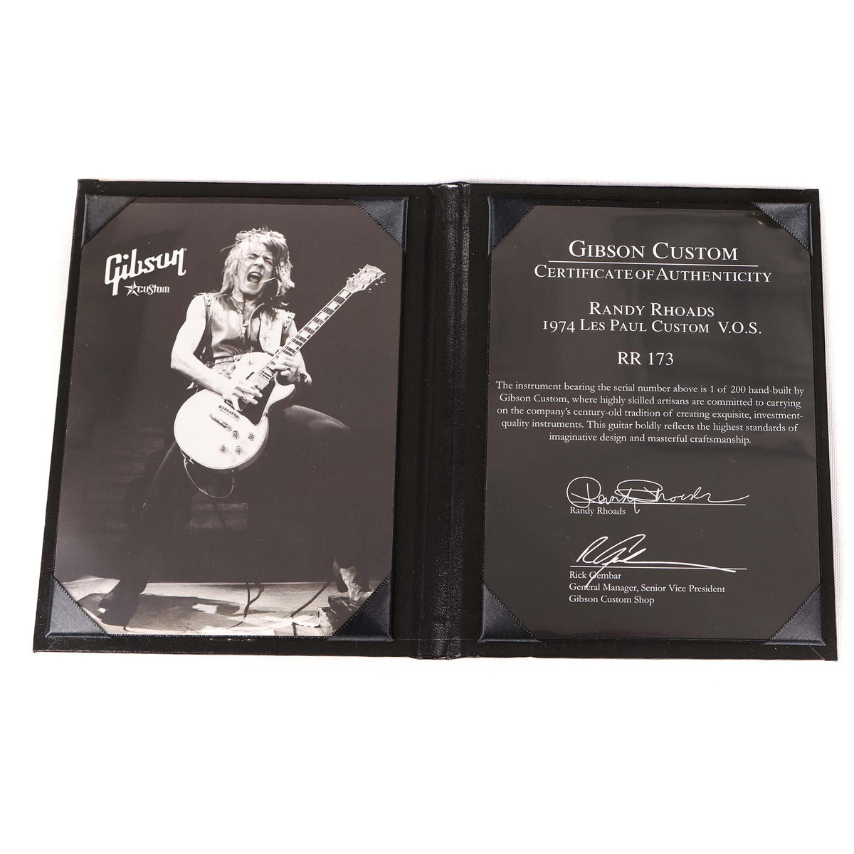 Gibson Custom Shop Randy Rhoads 1974 Les Paul Custom VOS White 2010 — 9