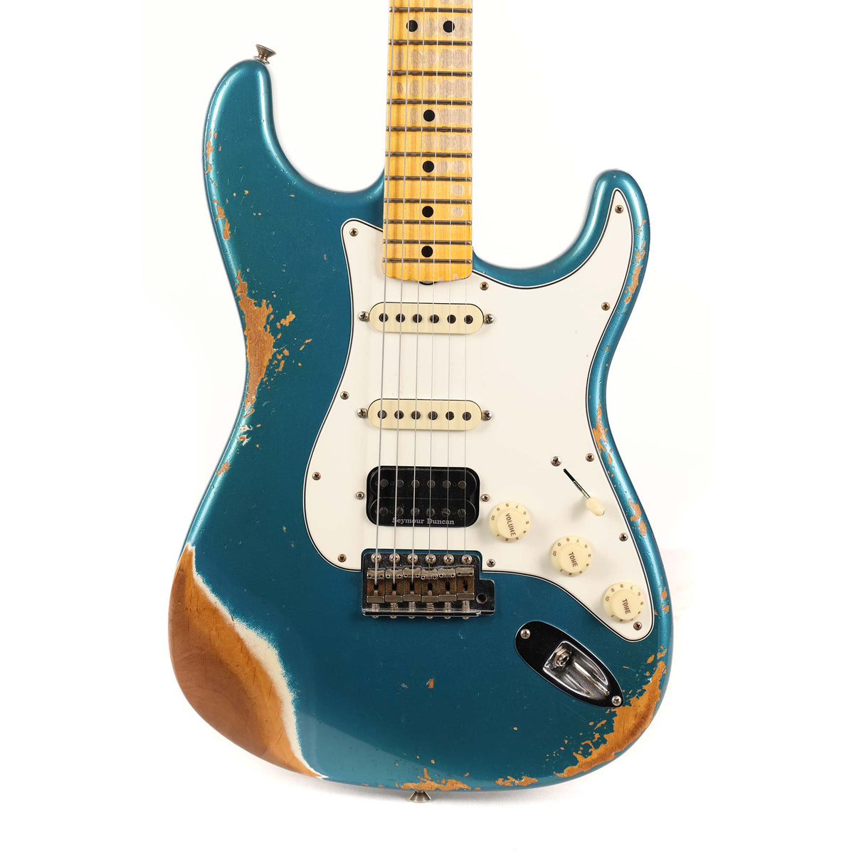 Fender Custom Shop 1969 Stratocaster HSS Heavy Relic Ocean Turquoise 2023 — 1