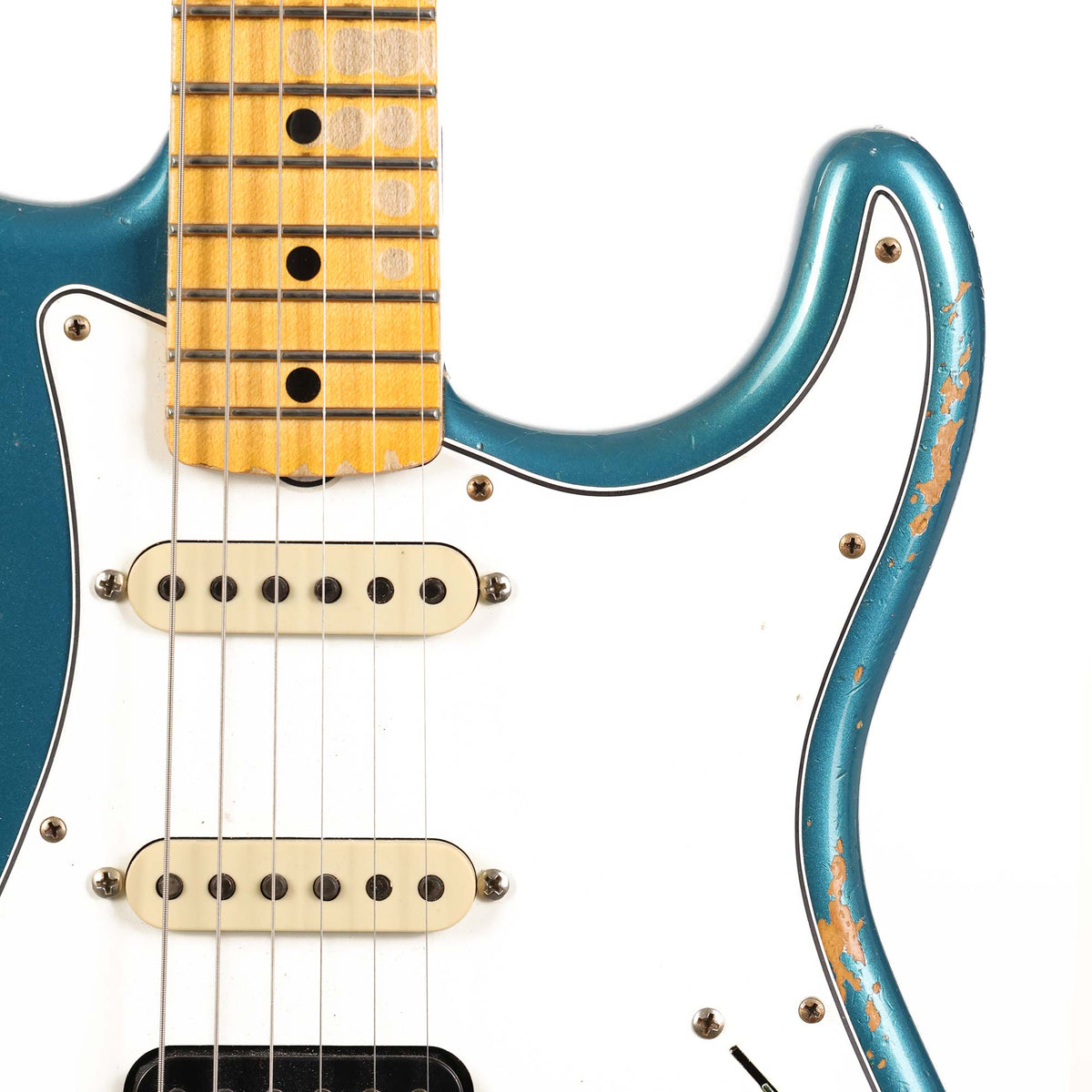 Fender Custom Shop 1969 Stratocaster HSS Heavy Relic Ocean Turquoise 2023 — 7