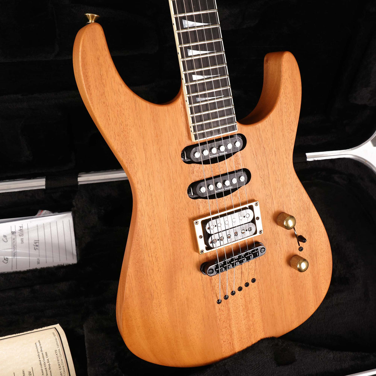 Jackson Custom Shop SL2H-V Soloist HSS Tune-o-Matic Natural Oil 2024 — 5