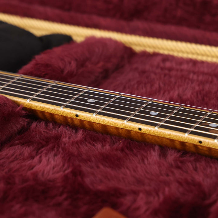 Mule Resophonic Mulecaster Double Cut Fiesta Red Used