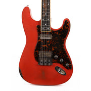 Mule Resophonic Mulecaster Double Cut Fiesta Red Used