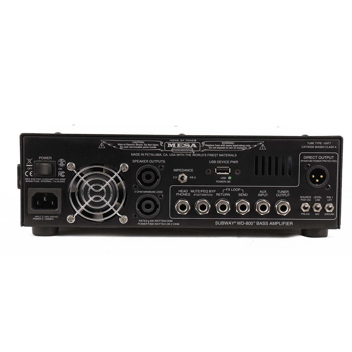 Mesa Boogie Subway WD-800 Bass Amplifier Head Used