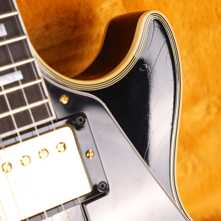 Gibson Custom Shop 1968 Les Paul Custom Ebony Murphy Lab Ultra Light Aged 2024