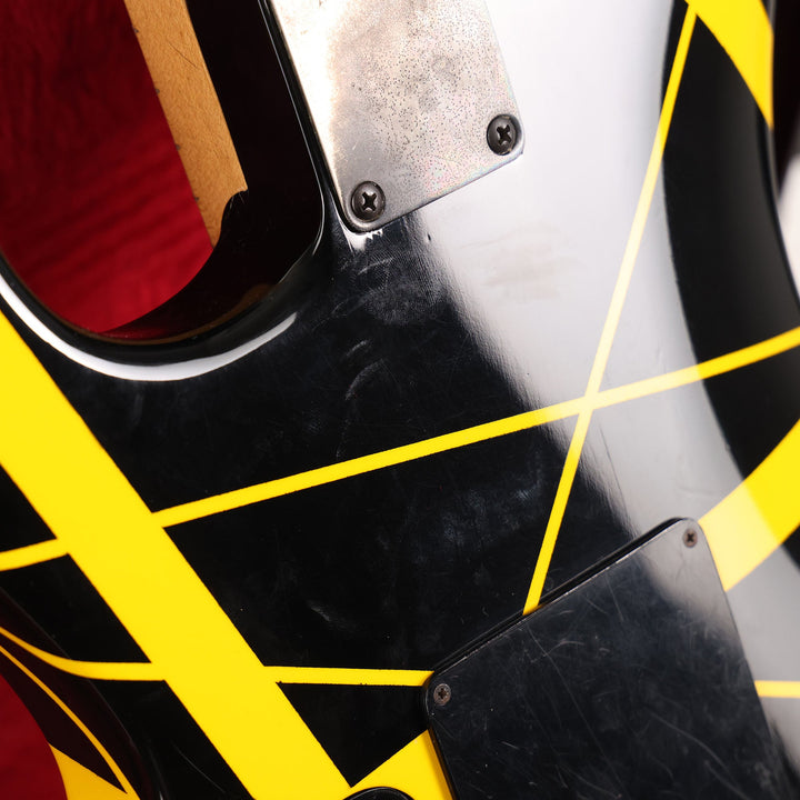 1981 Charvel 'Pre-Production' Black and Yellow Striped Guitar