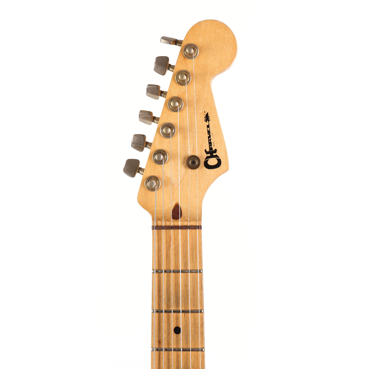 1981 Charvel 'Pre-Production' Black and Yellow Striped Guitar — 16