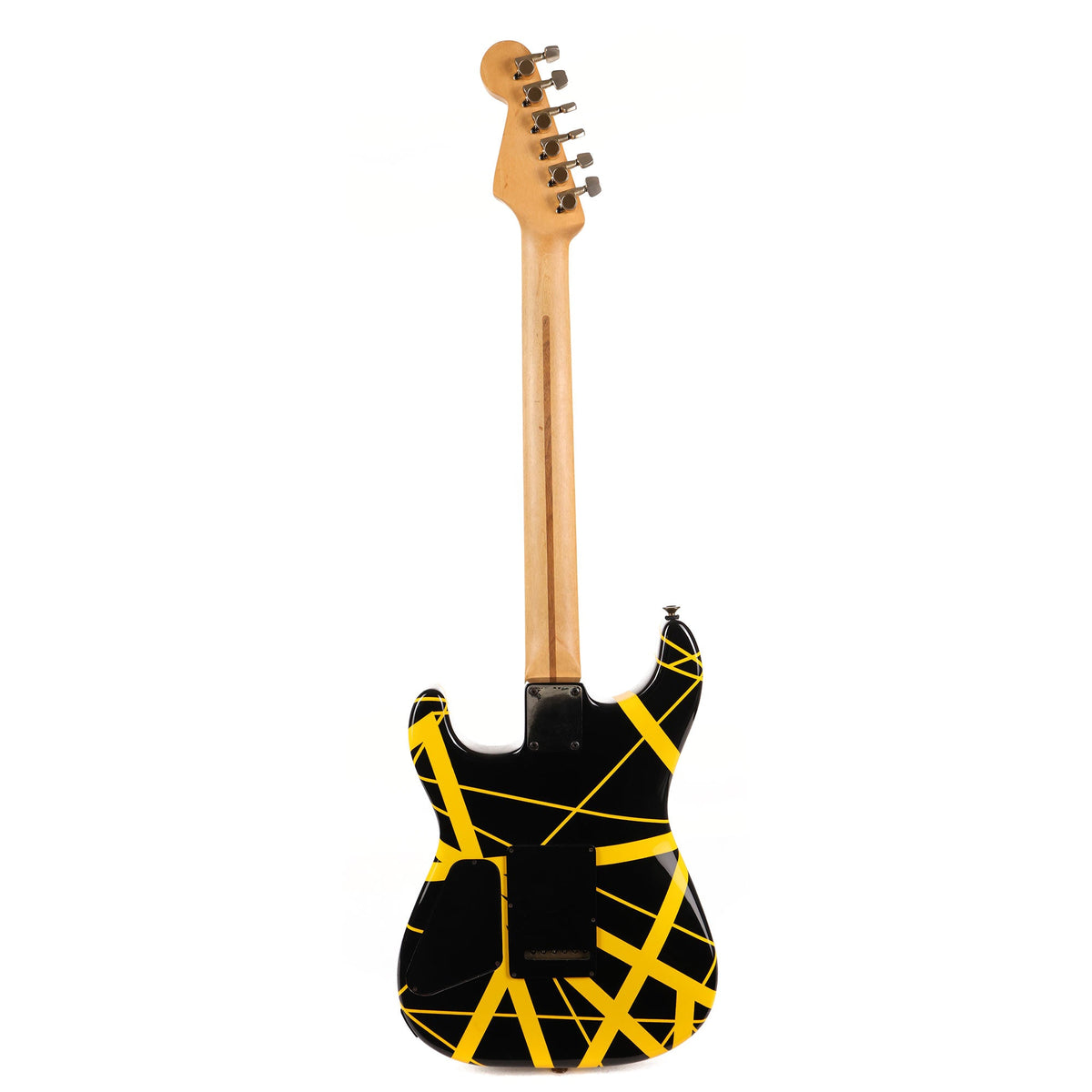 1981 Charvel 'Pre-Production' Black and Yellow Striped Guitar — 3