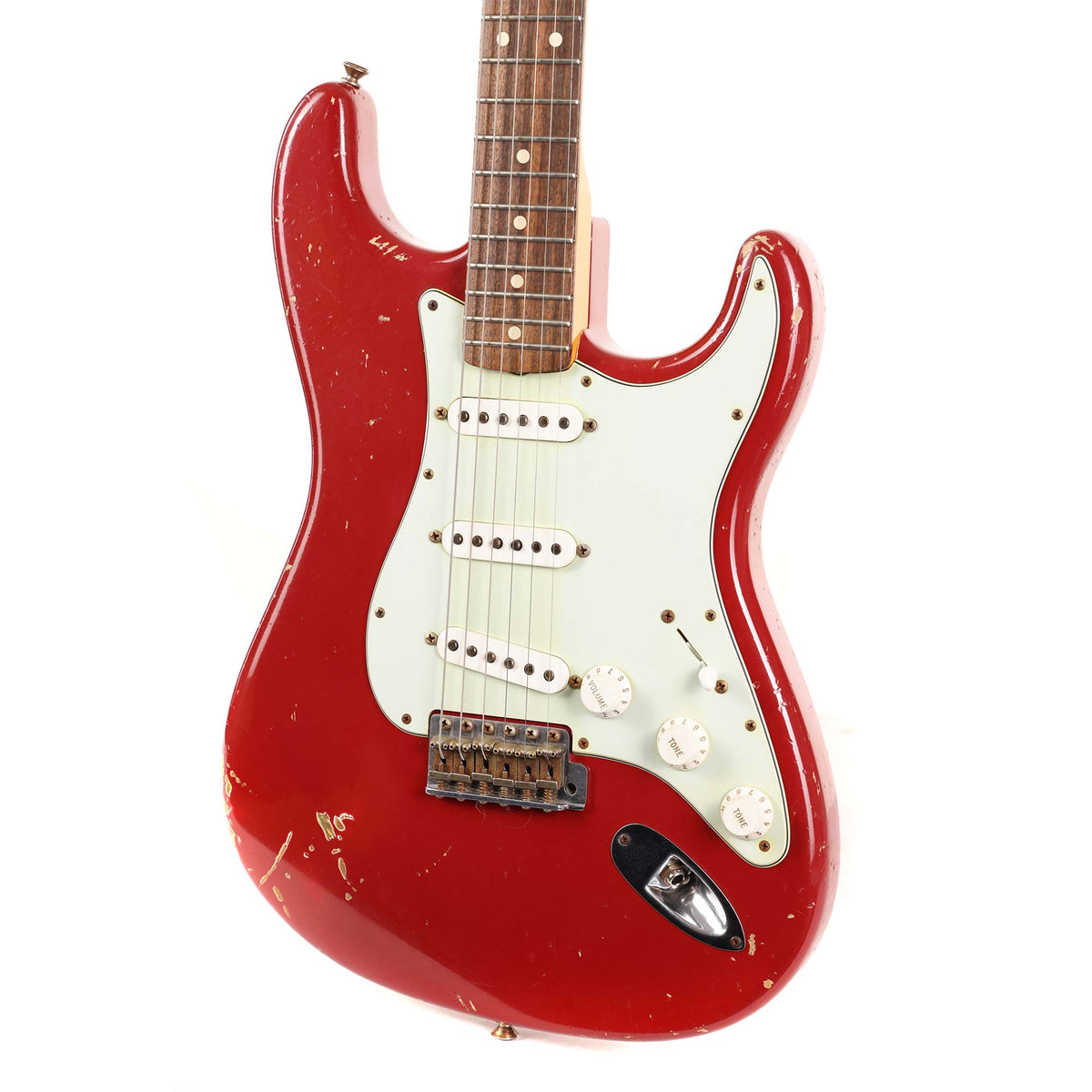 Fender Custom Shop 1960 Stratocaster NoNeck Music Zoo Exclusive Dakota Red Relic 2011 — 5