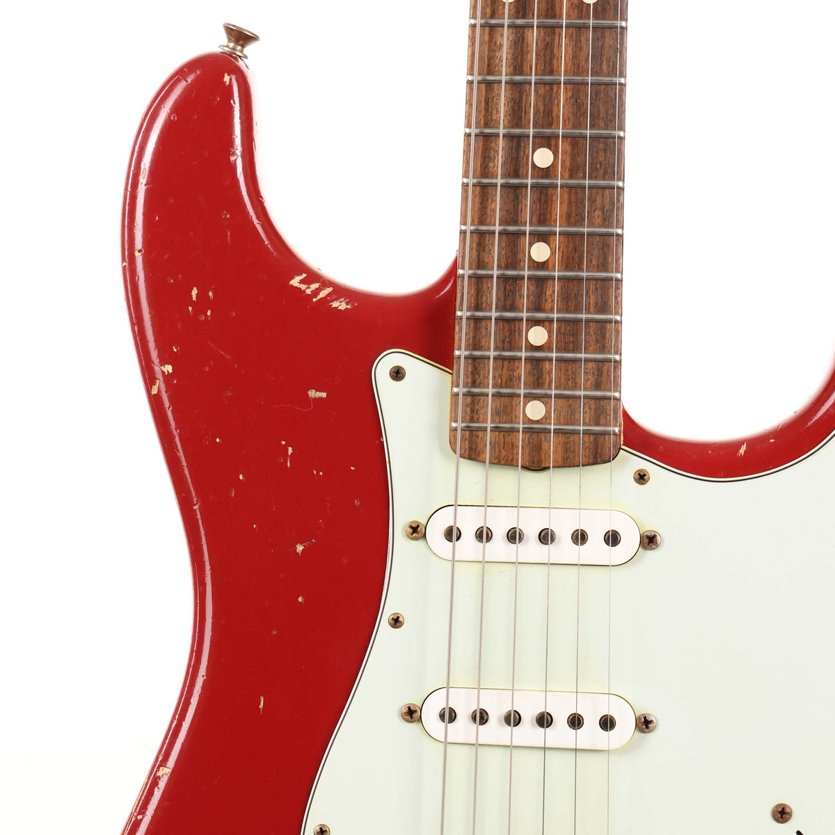 Fender Custom Shop 1960 Stratocaster NoNeck Music Zoo Exclusive Dakota Red Relic 2011 — 6