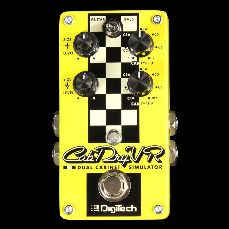 bass cabinet simulator pedal Digitech CabDryVR Dual Cabinet Simulator Effect Pedal