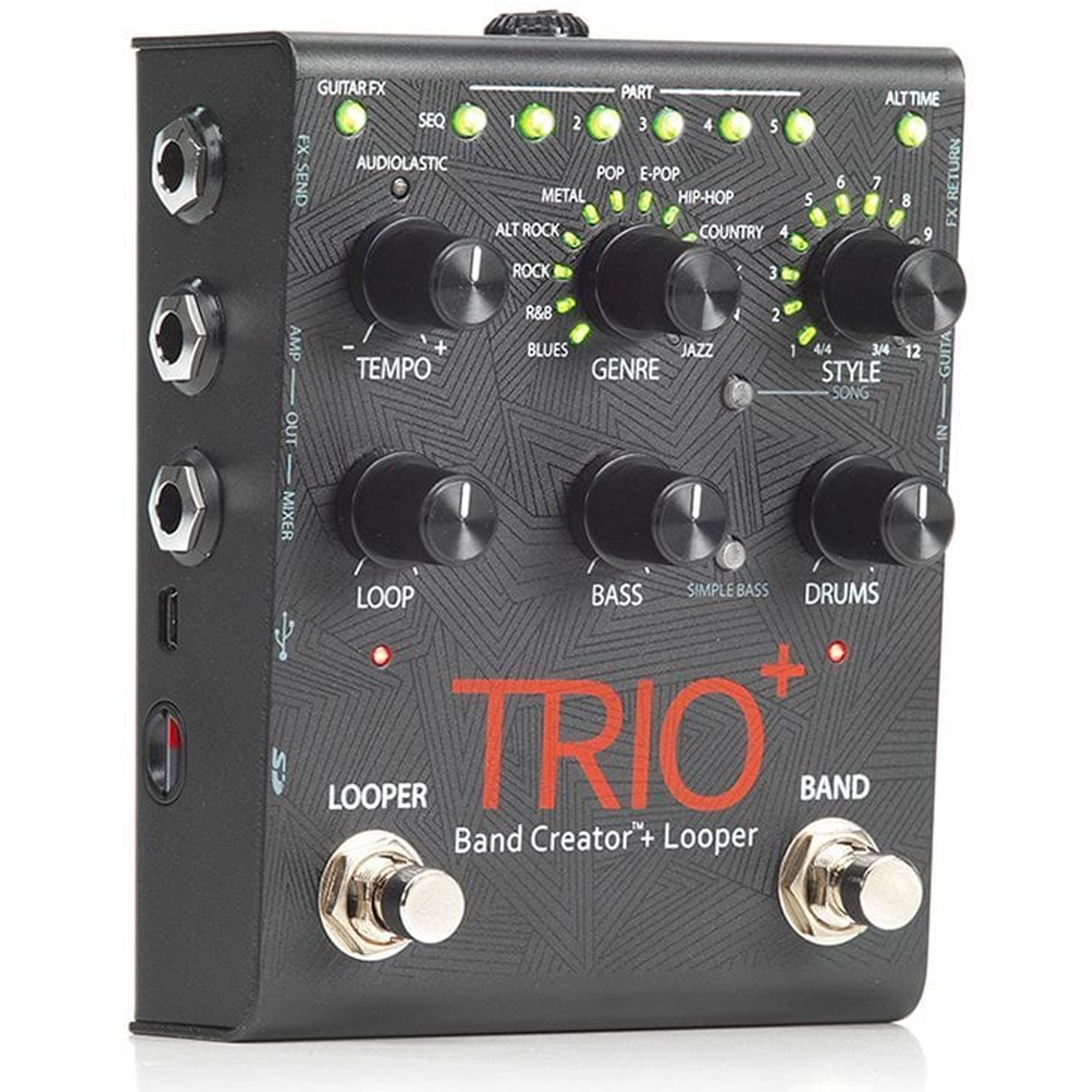 Digitech Trio+ Band Creator Looper Effect Pedal | The Music Zoo