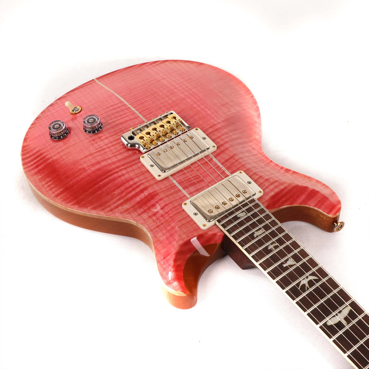 PRS Santana Retro Wood Library Brazilian Rosewood Fretboard Bonnie Pink 2023 — 9