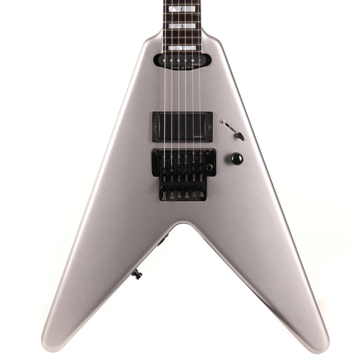 Framus Teambuilt Artist Series WH-1 Wolf Hoffman Signature Metallic Silver High Polish