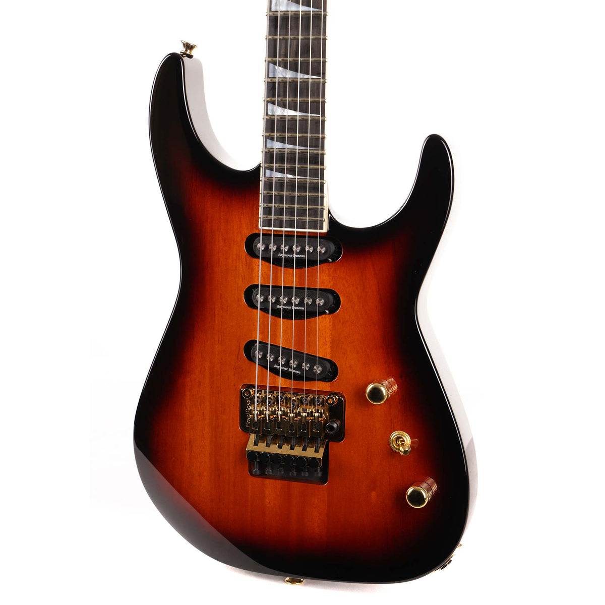 Jackson Custom Shop SL2H-V SSS Soloist 2-Tone Sunburst Music Zoo Exclusive 2024 — 5