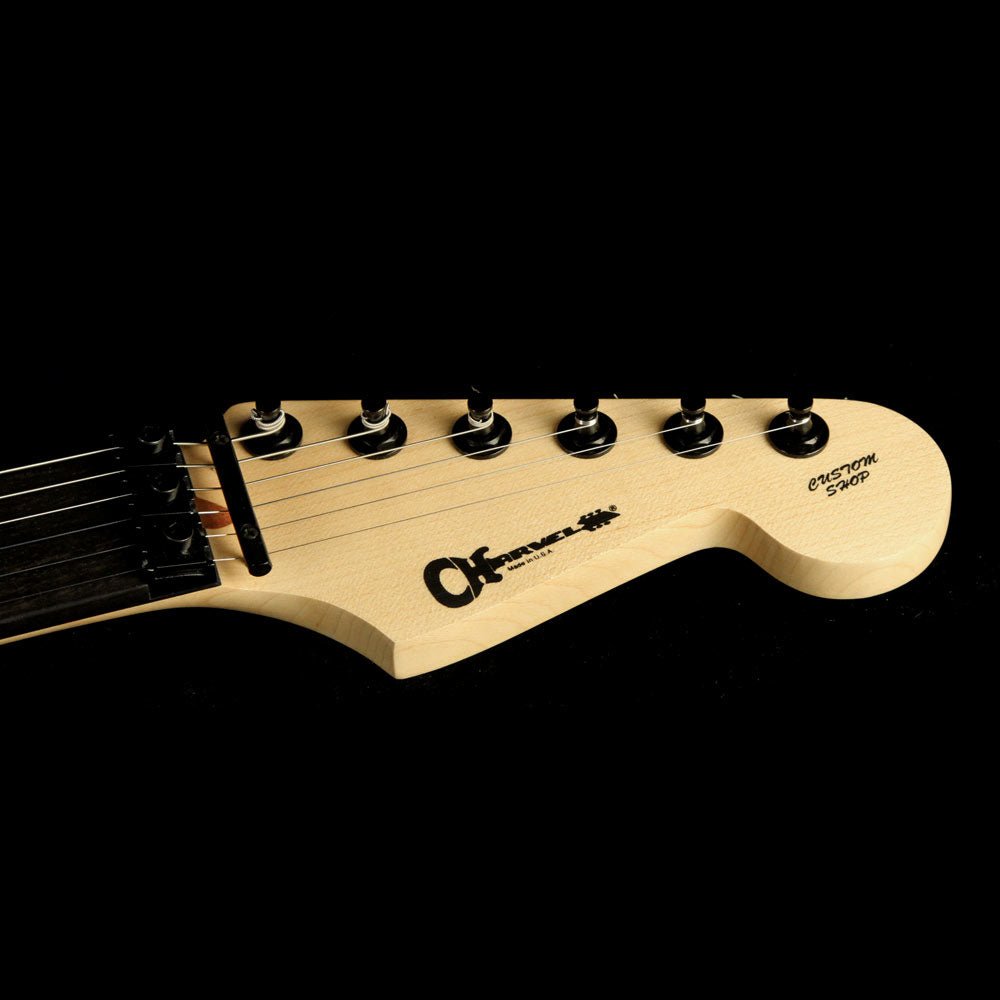 Charvel Custom Shop San Dimas Quilt Top Electric Guitar Trans Black Cherry — 4
