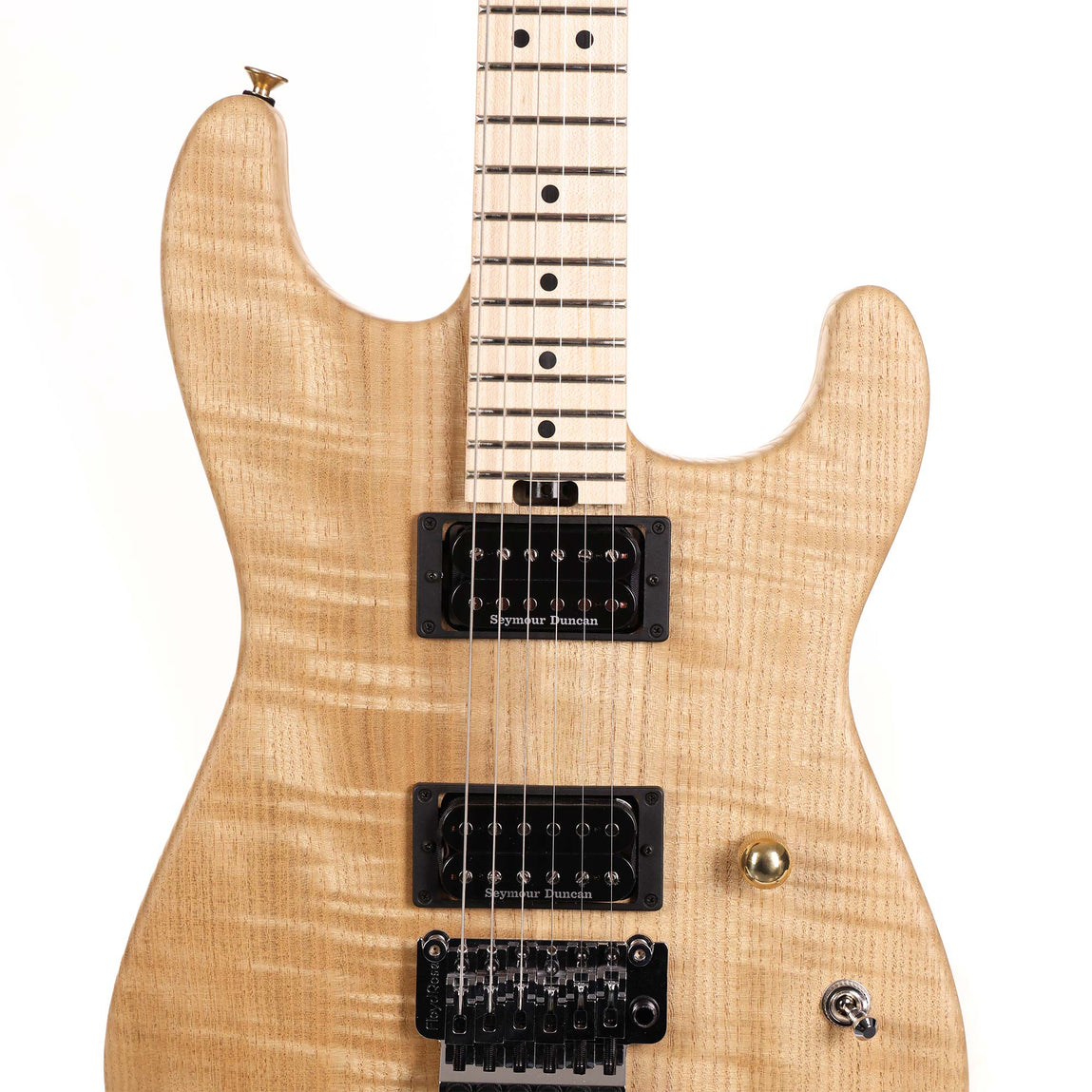 Charvel Custom Shop Flame Sassafras San Dimas Natural Oil | The