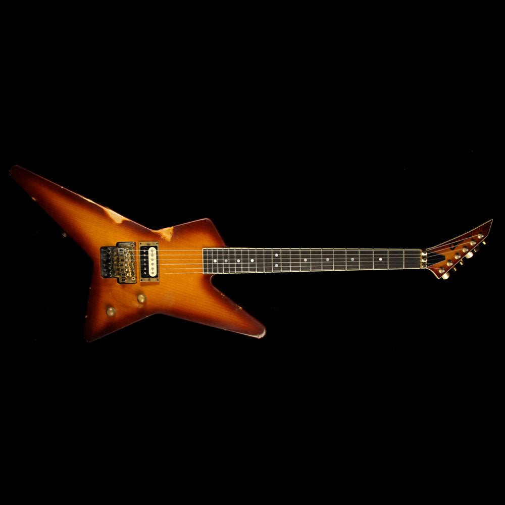Charvel Custom Shop Star Electric Guitar Tobacco Burst Relic — 2