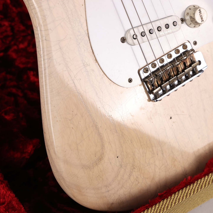 Fender Custom Shop Eric Clapton Stratocaster White Blonde Journeyman Relic 2023