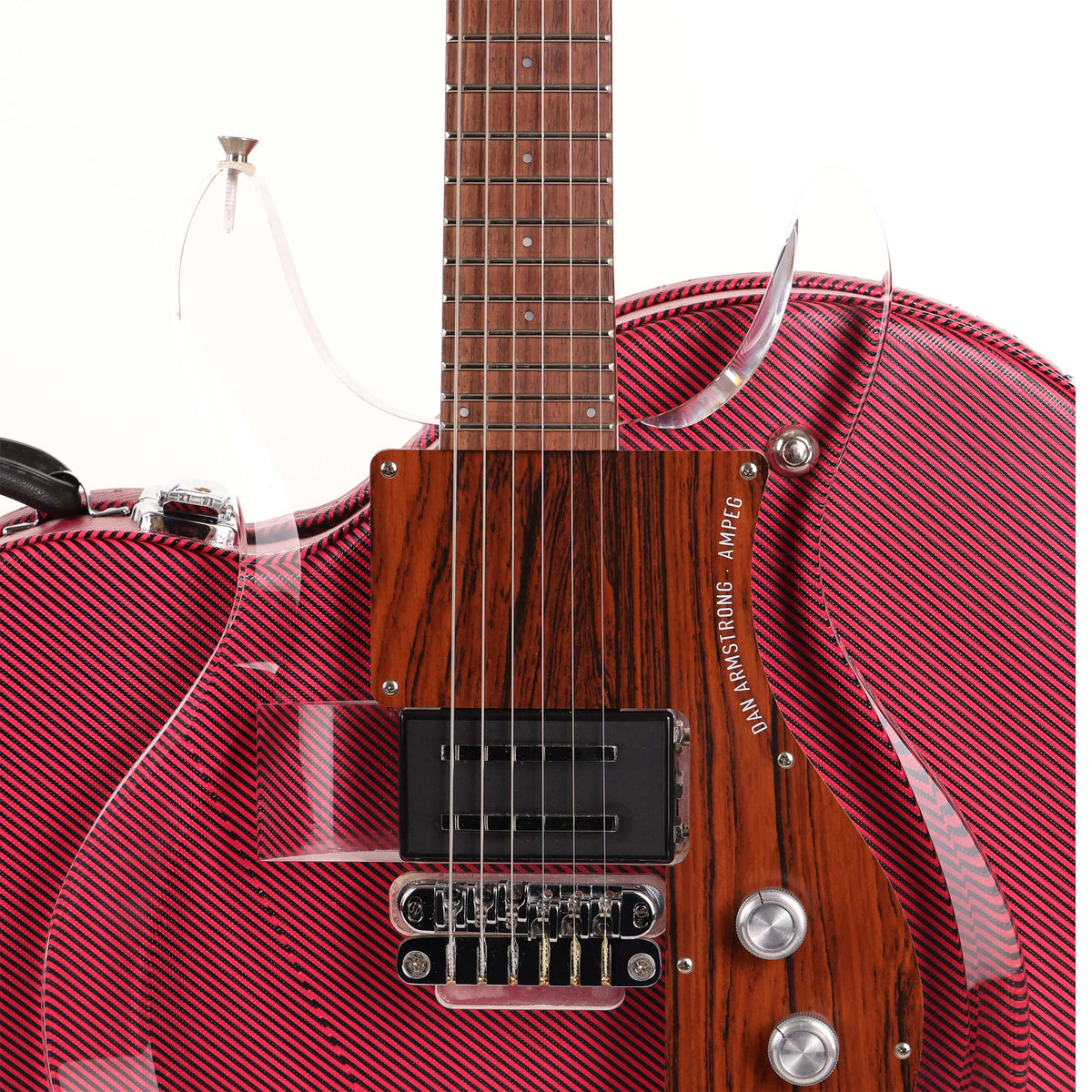Ampeg ADA6 Dan Armstrong Acrylic Electric Guitar Reissue Used — 4