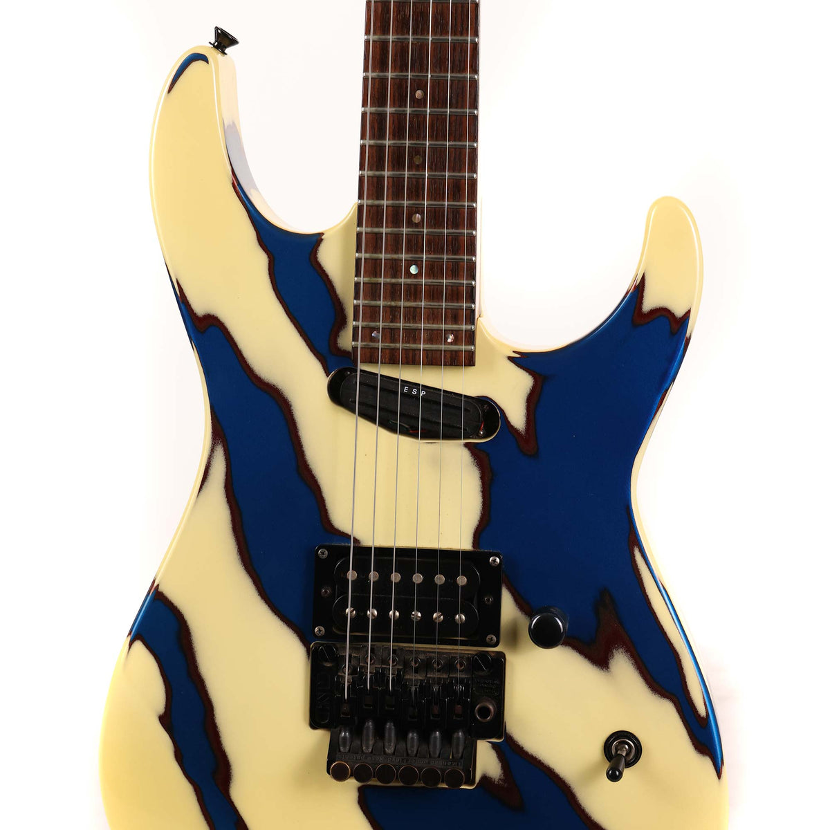 1980s ESP M-II Deluxe Gobstopper Guitar — 4